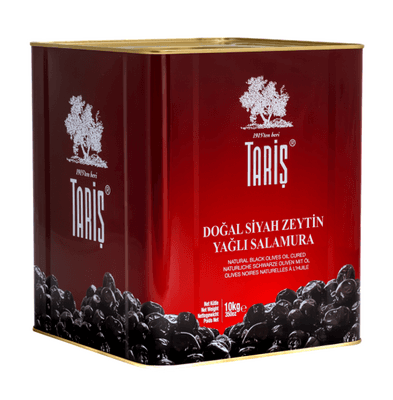 Tariş Doğal Siyah Zeytin Yağlı Salamura 10 KG (291 - 320)